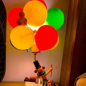 Vintage 1972 Dolly Toy clown light